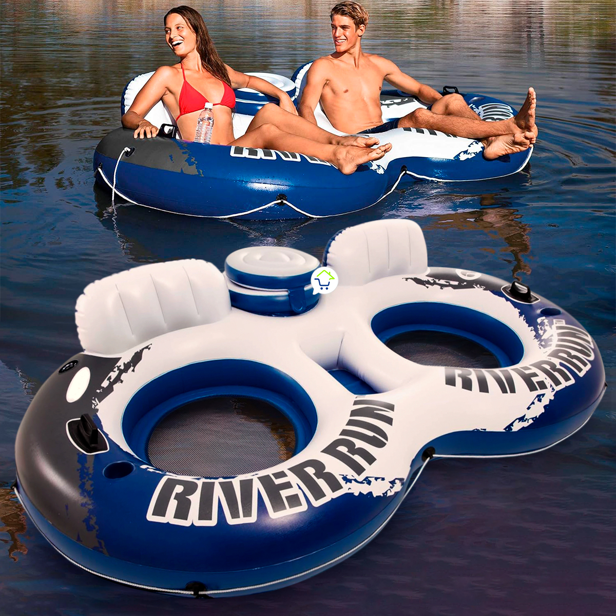 Flotador Doble Inflable 58837EU
